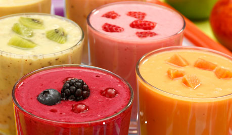 Smoothie perfect cu fructe de vară