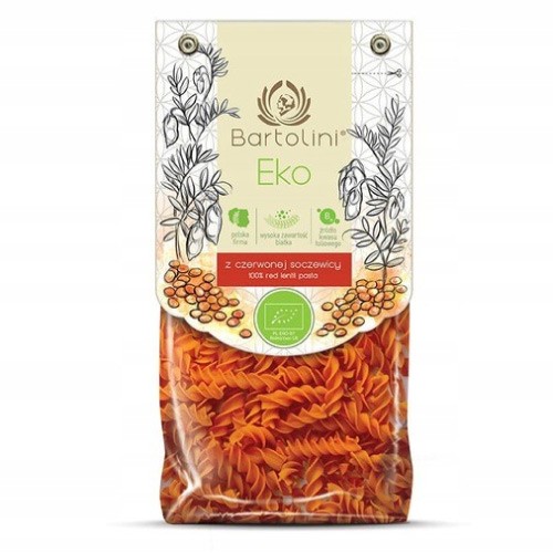 Paste Fusilli cu Linte Rosie, bio, 250 g