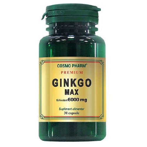 Ginkgo Max 6000 Mg, 30 cps, Cosmo Pharm