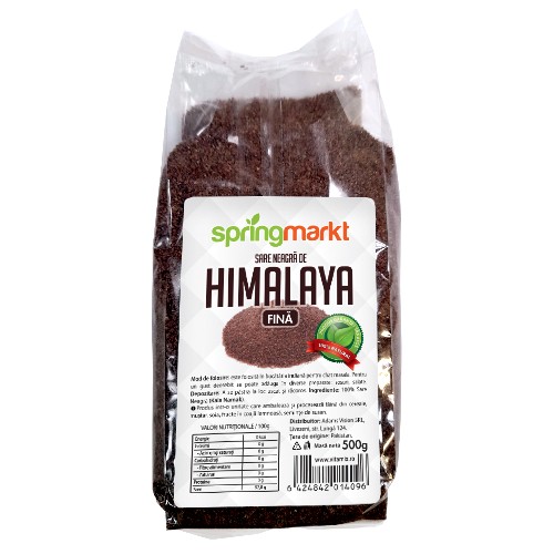 Sare neagra de Himalaya, fina, 500g, springmarkt