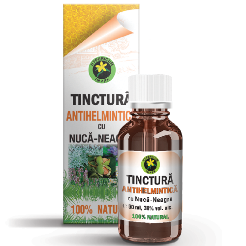 Tinctura Antihelmintica cu Nuca Neagra 50ml Hypericum