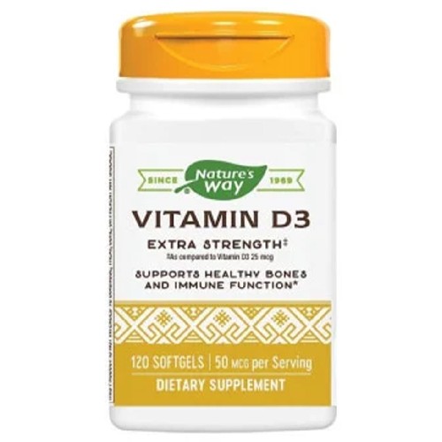 Vitamin D3 2000UI (adulti), 120cps, Secom