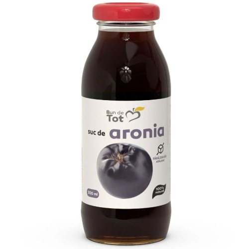 Suc Aronia, fara zahar, SGR, 300ml, Dacia Plant