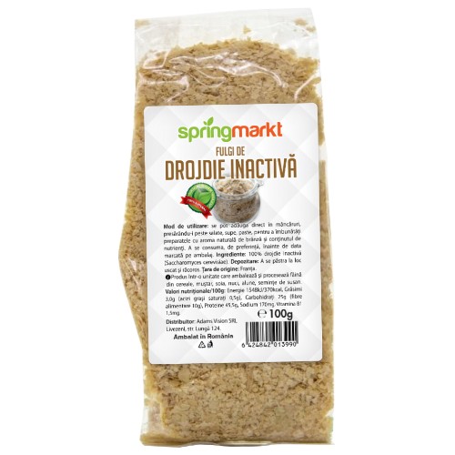 Fulgi de Drojdie Inactiva, 100g, springmarkt