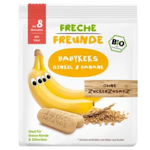 Biscuiti Spelta Banane Eco, 100 g, Bio Holistic