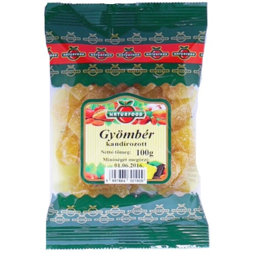 Ghimbir Confiat, 100g, Naturfood